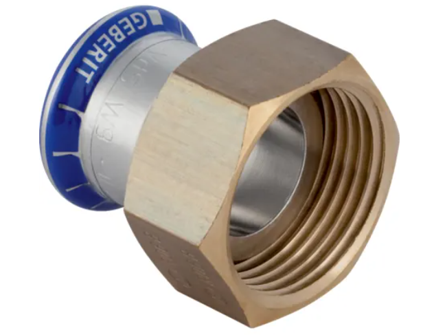 GN350470000 Geberit Mapress RVS316 2-delige Kopp. 28x1.1/2 (pers x wartel)